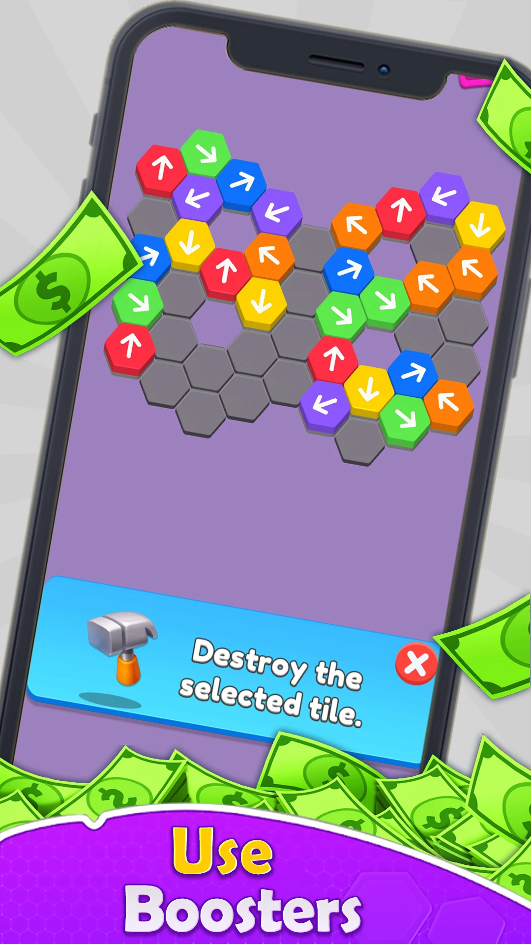 Flip Hexa Puzzle screenshot